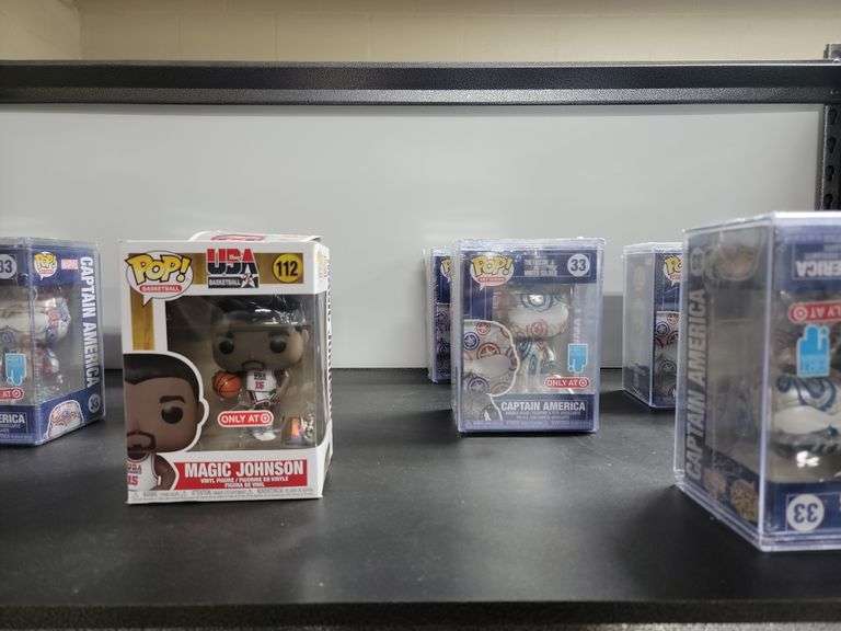 Lot of POP Action Figures in Boxes Dixon's Auction at Crumpton