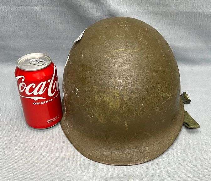 Vintage military helmet Dixon's Auction at Crumpton