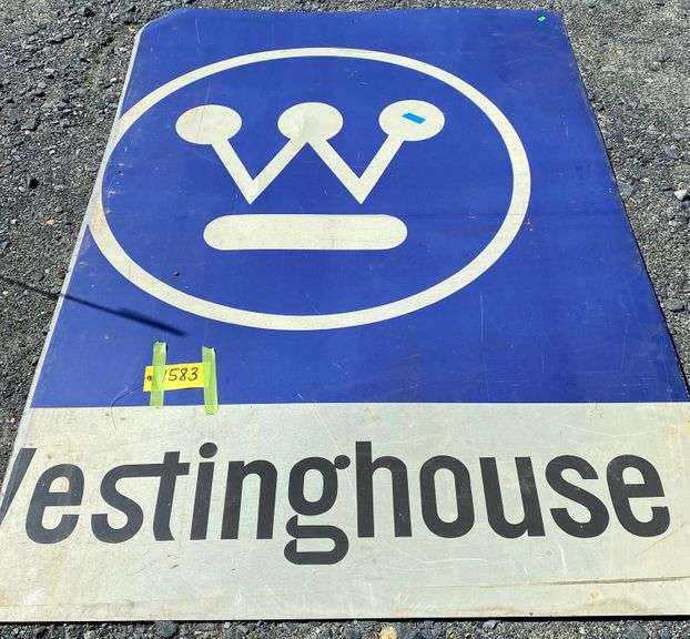 vintage westinghouse sign Dixon's Auction at Crumpton