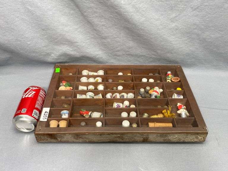 Thimble collection Dixon's Auction at Crumpton