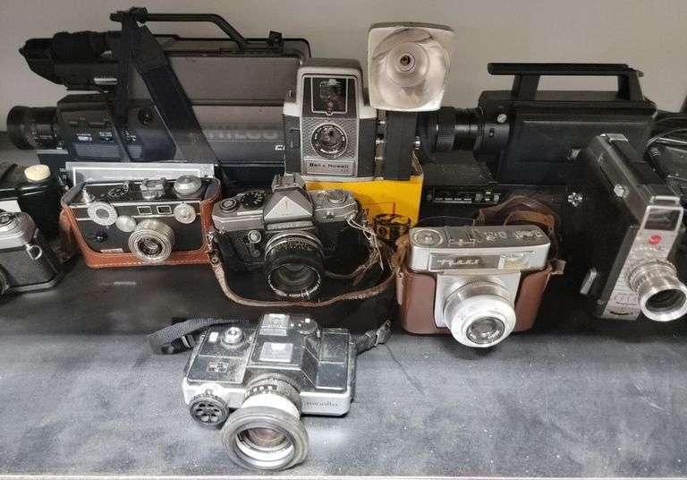 Lot of Vintage Cameras - Dixon's Auction at Crumpton