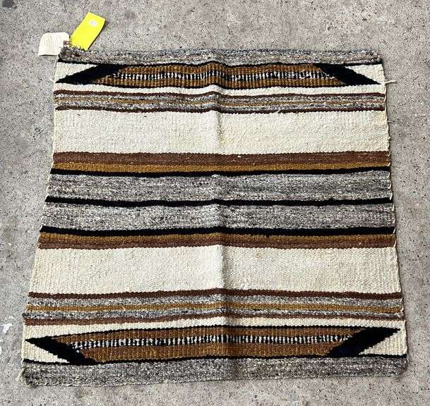 Navajo Native American Saddle Blanket Dixon's Auction at Crumpton