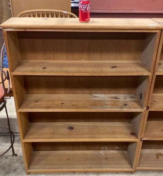 Rustic Knotty Pine Bookcase Dixon's Auction at Crumpton