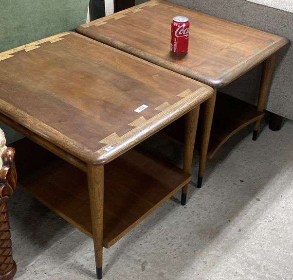 Pair Lane MCM End Tables Dixon's Auction at Crumpton