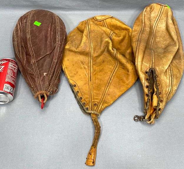 3 Vintage Leather Speed Bags Dixon's Auction at Crumpton