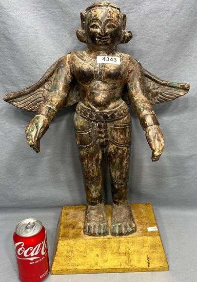 Ethnographic Carved Wood Sculpture - Dixon's Auction at Crumpton