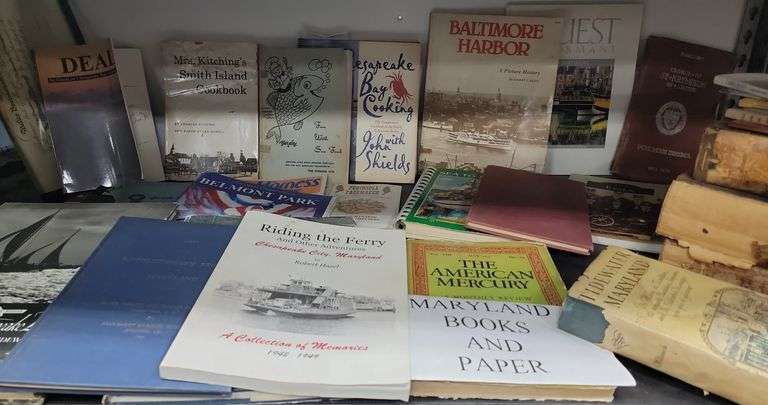 Books And Appers Lot Of Books And Papers On Maryland - Dixon's Auction at Crumpton