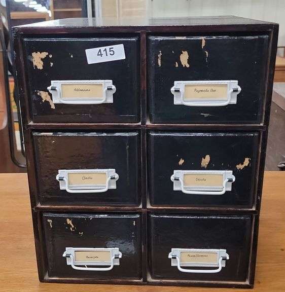 Vintage Table Top File Dixon's Auction at Crumpton