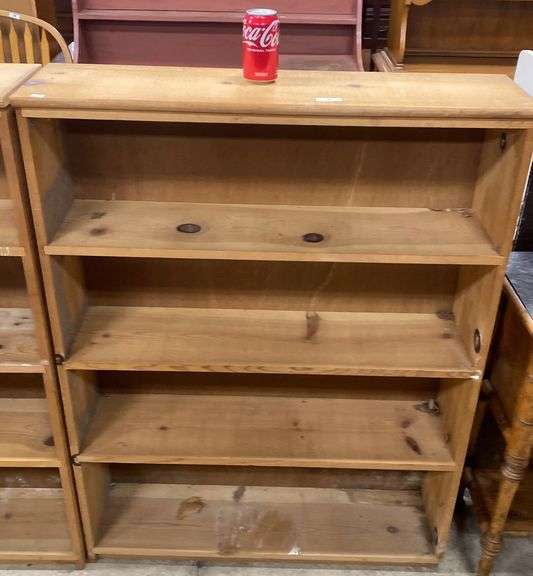 Rustic Knotty Pine Bookcase Dixon's Auction at Crumpton
