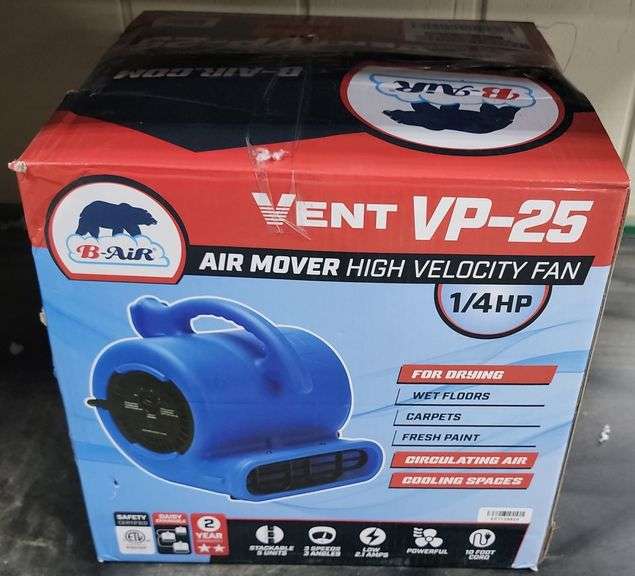 Nib Vent Vp25 Air Mover Fan Dixon