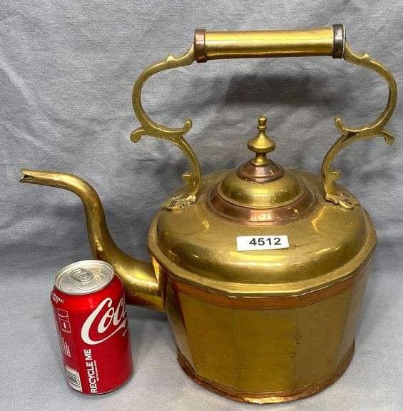 Antique Brass & Copper Kettle Dixon's Auction at Crumpton