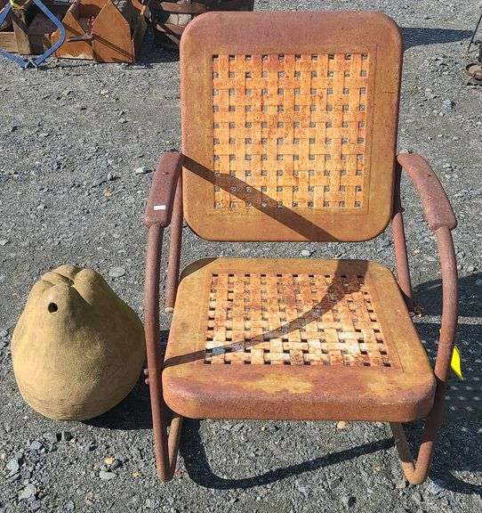Vintage Patio Chair And Garden Lot Dixon's Auction at Crumpton
