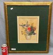 Vintage Pastel Still Life