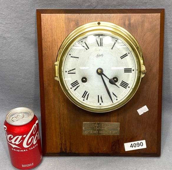 Vintage Schatz Ships Clock Dixon's Auction at Crumpton