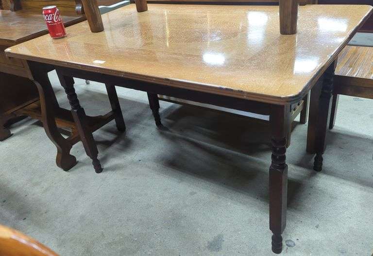 Vintage Porcelain Top Kitchen Table Dixon's Auction at Crumpton