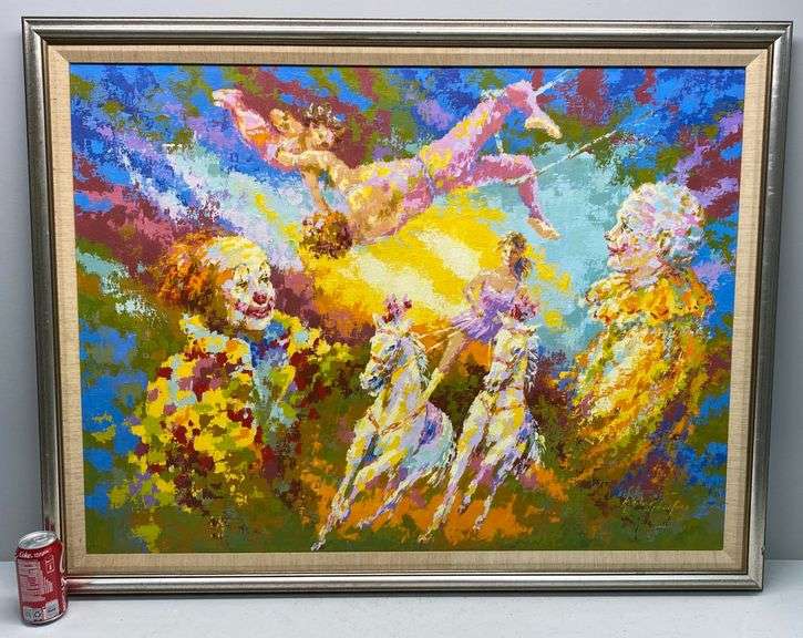 Karin Schaefers MCM Painting Dixon's Auction at Crumpton