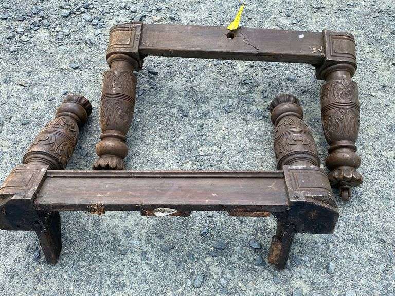 Antique Wood, Carved Table Legs Dixon's Auction at Crumpton