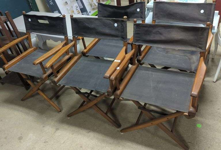 (5) Telescope Furniture Chairs, AsIs Dixon's Auction at Crumpton