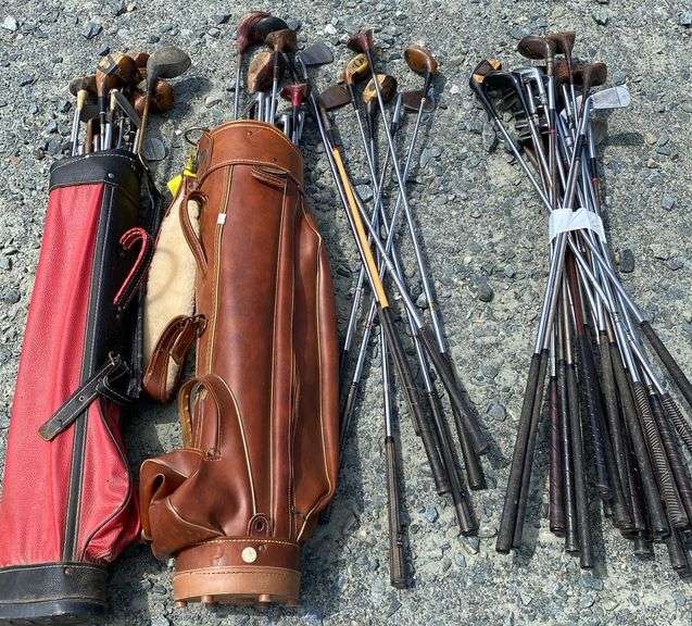 Generous Lot Vintage/Antique Golf Clubs Dixon's Auction at Crumpton