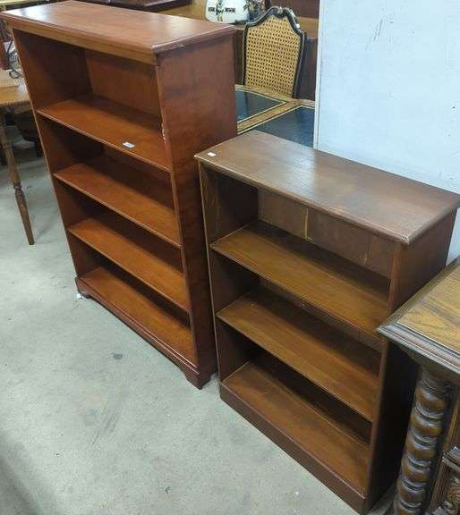 (2) Vintage Bookshelves Dixon's Auction at Crumpton
