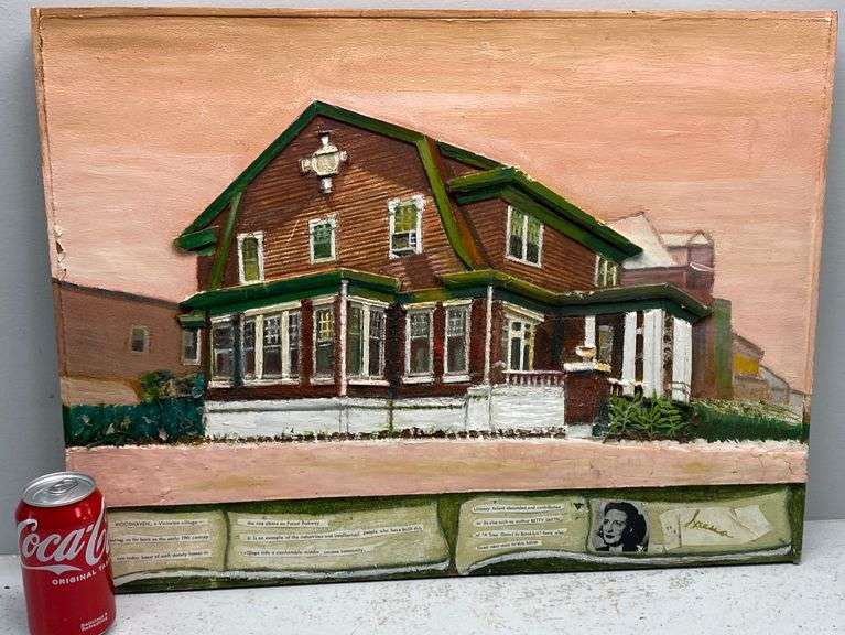 Vintage Modernist Assemblage Art Of House Dixon's Auction at Crumpton