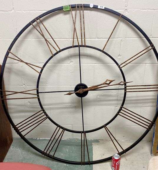 Howard Miller Battery Op Wall Clock Dixon's Auction at Crumpton