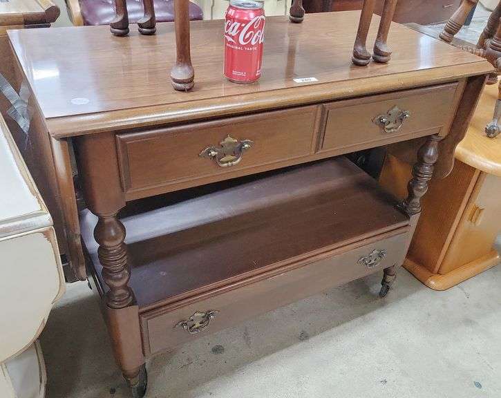 Ethan Allen Bar Cart Dixon's Auction at Crumpton