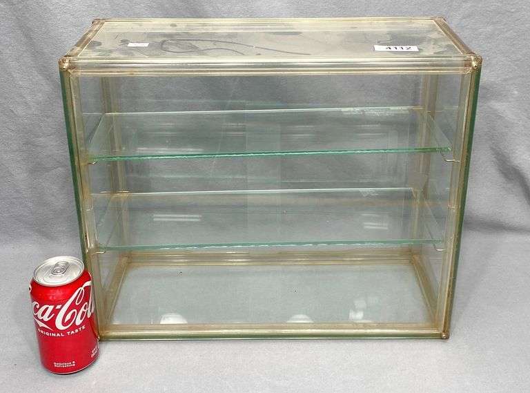 Vintage Counter Top Display Case Dixon's Auction at Crumpton