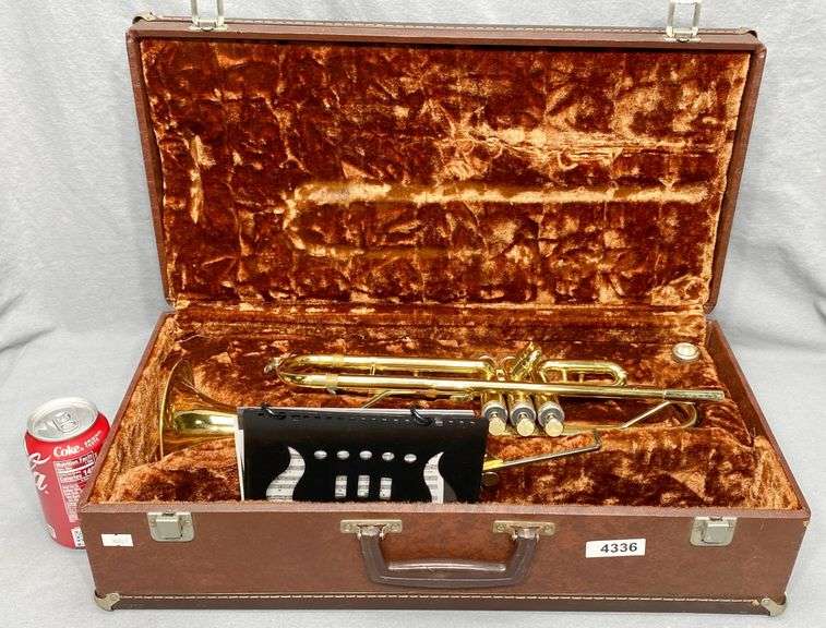 Vintage King Tempo 600 Trumpet W/ Case Dixon's Auction at Crumpton