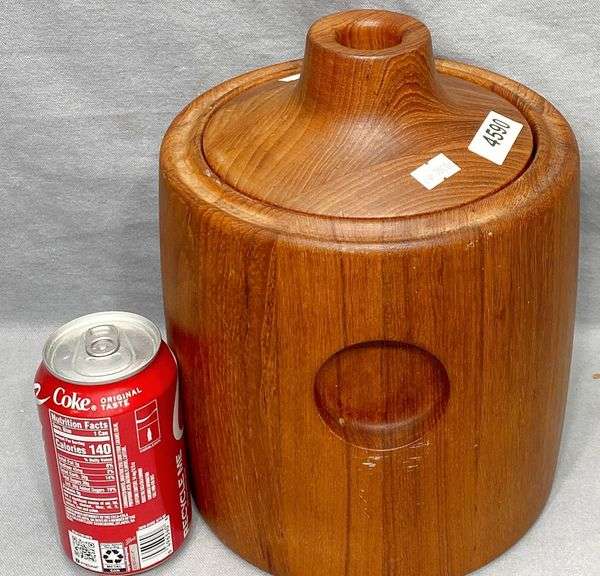 Vintage Jensen Teak Ice Bucket Dixon's Auction at Crumpton