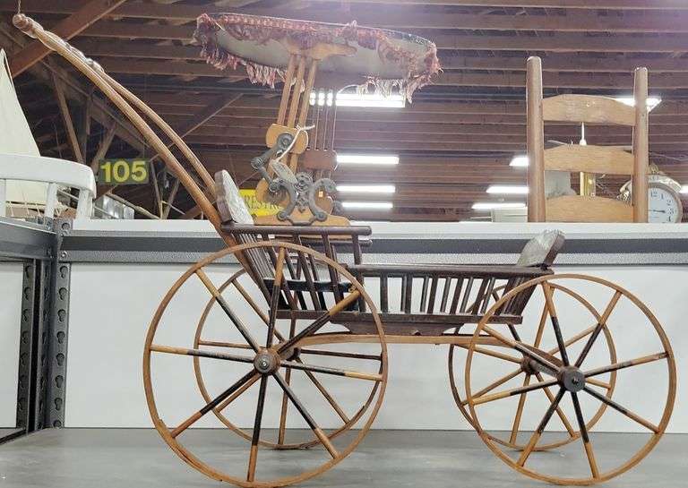 Antique Doll Buggy Dixon's Auction at Crumpton
