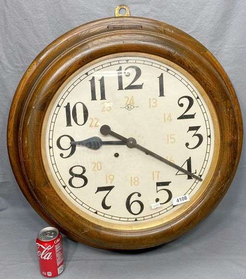 Antique Japanese Wall Clock Dixon's Auction at Crumpton