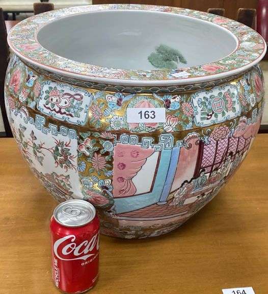 Chinese Porcelain Fish Bowl Dixon's Auction at Crumpton