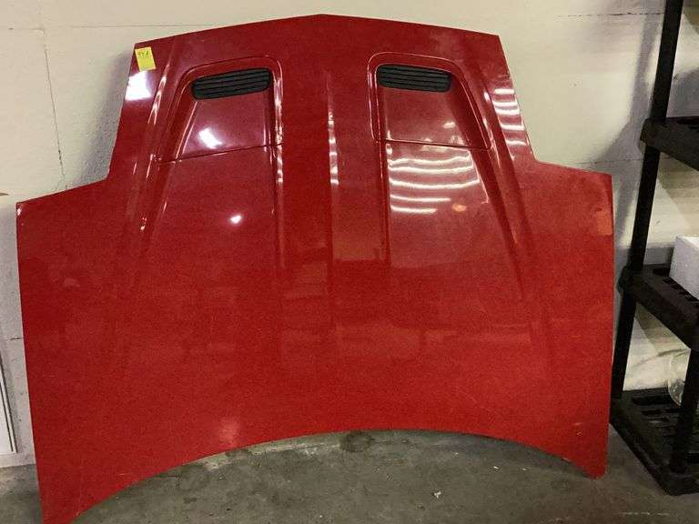 Red car hood Diamond G Auctioneers