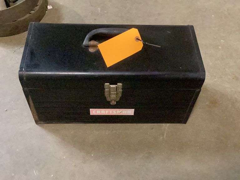 Craftsman Metal tool box with contents