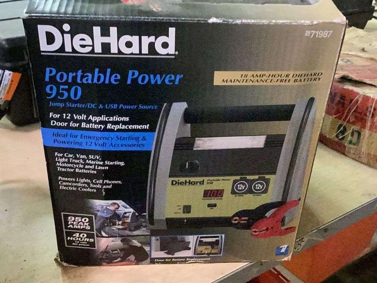 Diehard portable power 950 Diamond G Auctioneers