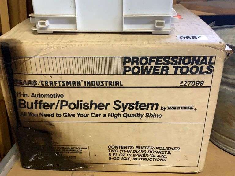 Craftsman 11" Buffer / Polisher, Bucket & Totes Delaware Auction Center