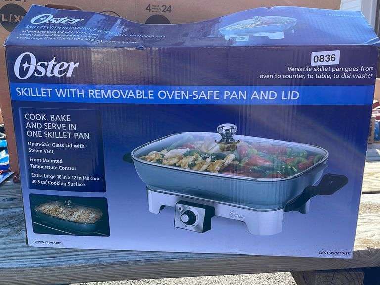 Oster Electric Skillet Delaware Auction Center