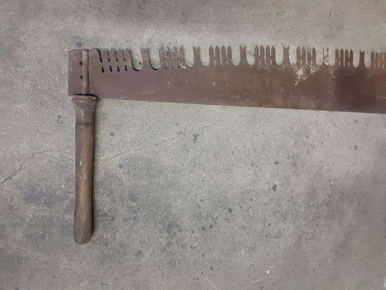 Antique 2 Man Saw Delaware Auction Center antique-2-man-saw-delaware-auction-center