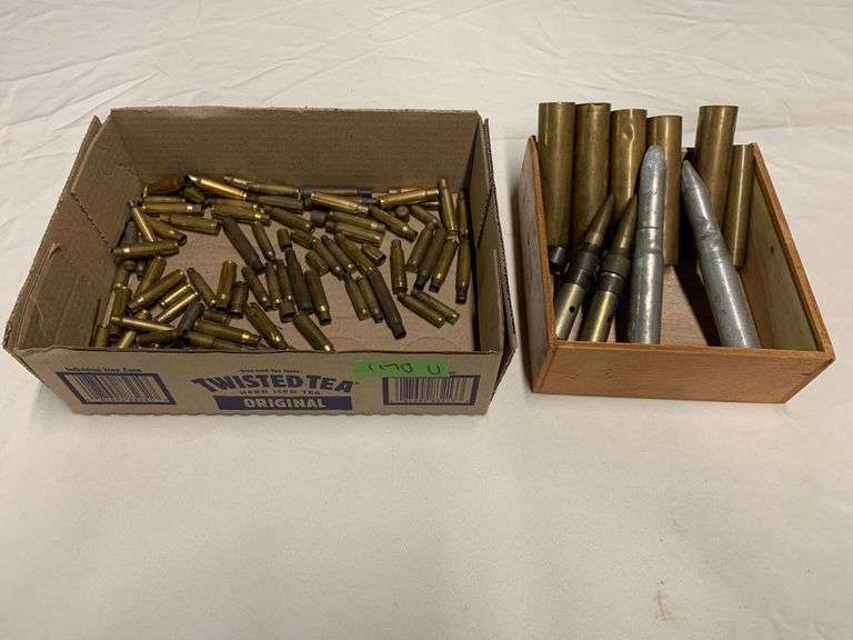 Spent Brass Rifle & Pistol Shells Delaware Auction Center
