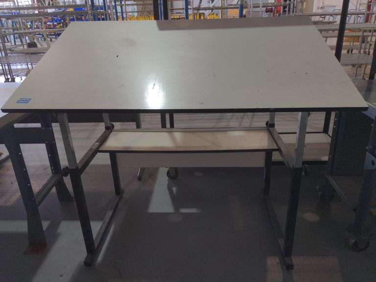 Adjustable Height Drafting Table Delaware Auction Center