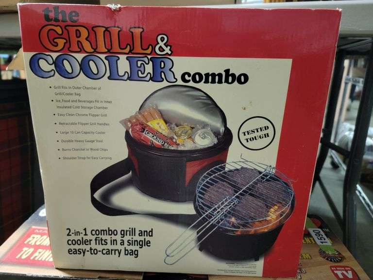Grill & Cooler Combo & Turbo Cooker Delaware Auction Center