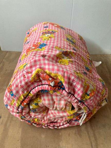 Assortment of Vintage Kids Bedding & Sleeping Bag