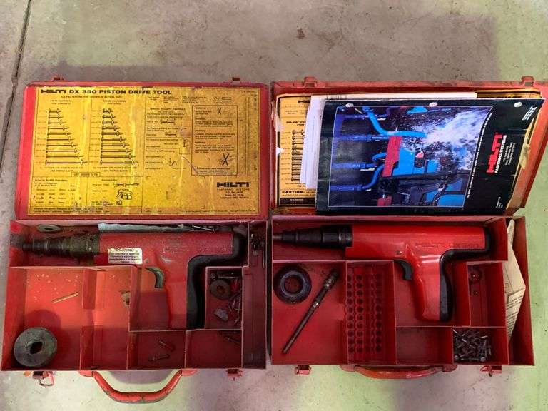 (2) Hilti DX350 Concrete Fasteners Delaware Auction Center