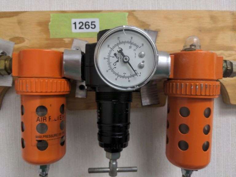 Air Filter and Pressure Gage System Delaware Auction Center