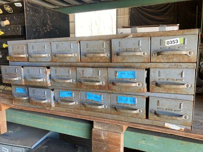 Equipto 18Drawer Parts Delaware Auction Center