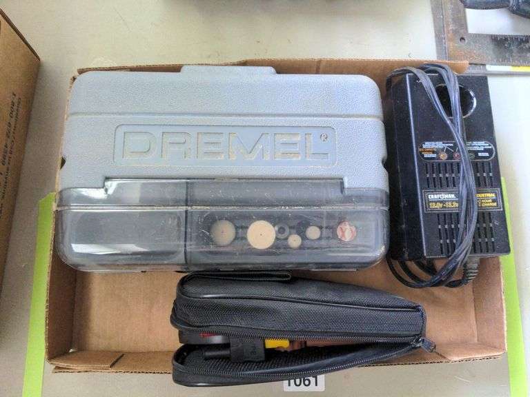 Dremel, Craftsman Battery Charger, and True RMS AC/DC Clamp Meter ...