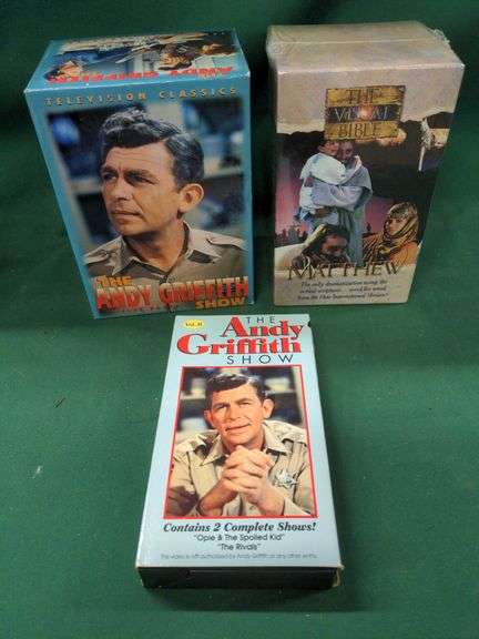 The Bible Andy Griffith VHS s Delaware Auction Center the-bible-andy-griffith-vhs-s-delaware-auction-center