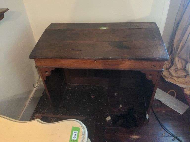 Flip Top Antique Desk Delaware Auction Center