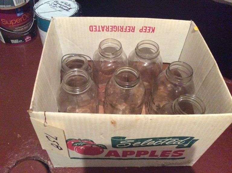 Half Gallon Canning Jars Duck Soup Auctions